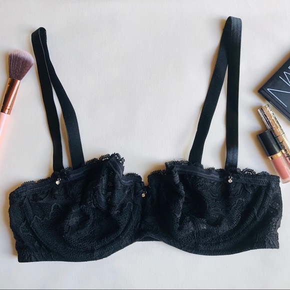 Victoria's Secret Other - 🖤Victoria Secret Black Lace Balconette Bra